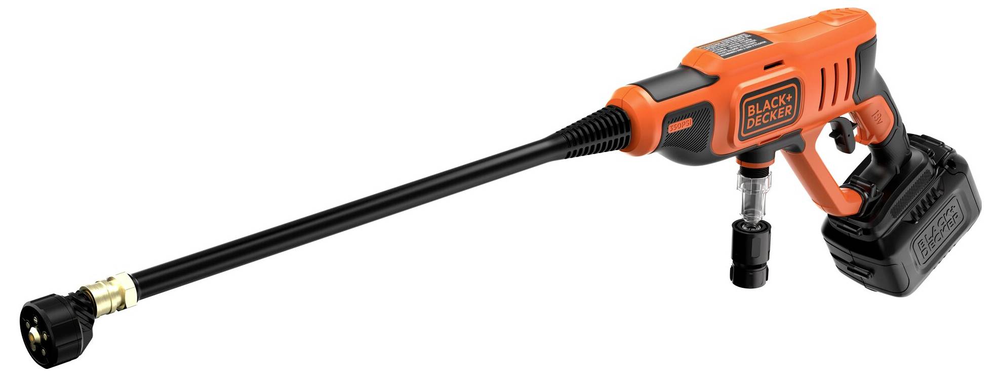 Black & Decker Batteridriven högtryckstvätt 24 bar Kallvatten-2