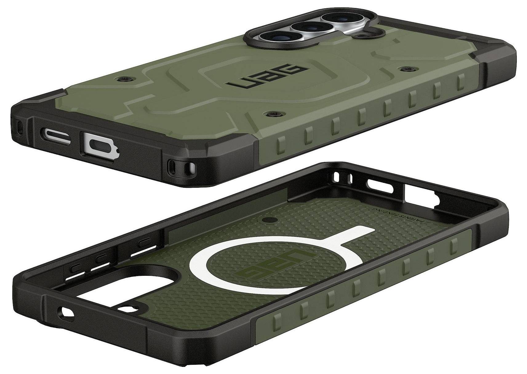 Urban Armor Gear Pathfinder Case Samsung Galaxy S26+ Oliv MagSafe-kompatibel, Med magnetmodul 214531117272-9