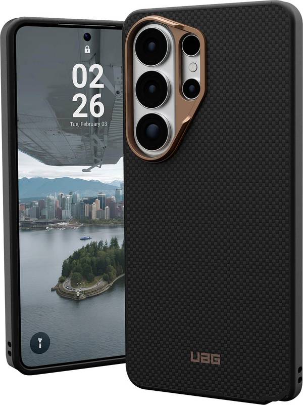 Urban Armor Gear FIBR ARMR Case Samsung Galaxy S26 Ultra Svart MagSafe-kompatibel, Med magnetmodul 214545114085