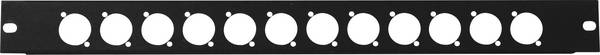 Frontpanel Omnitronic Z-19 12 x XLR (D-Typ) 1 U