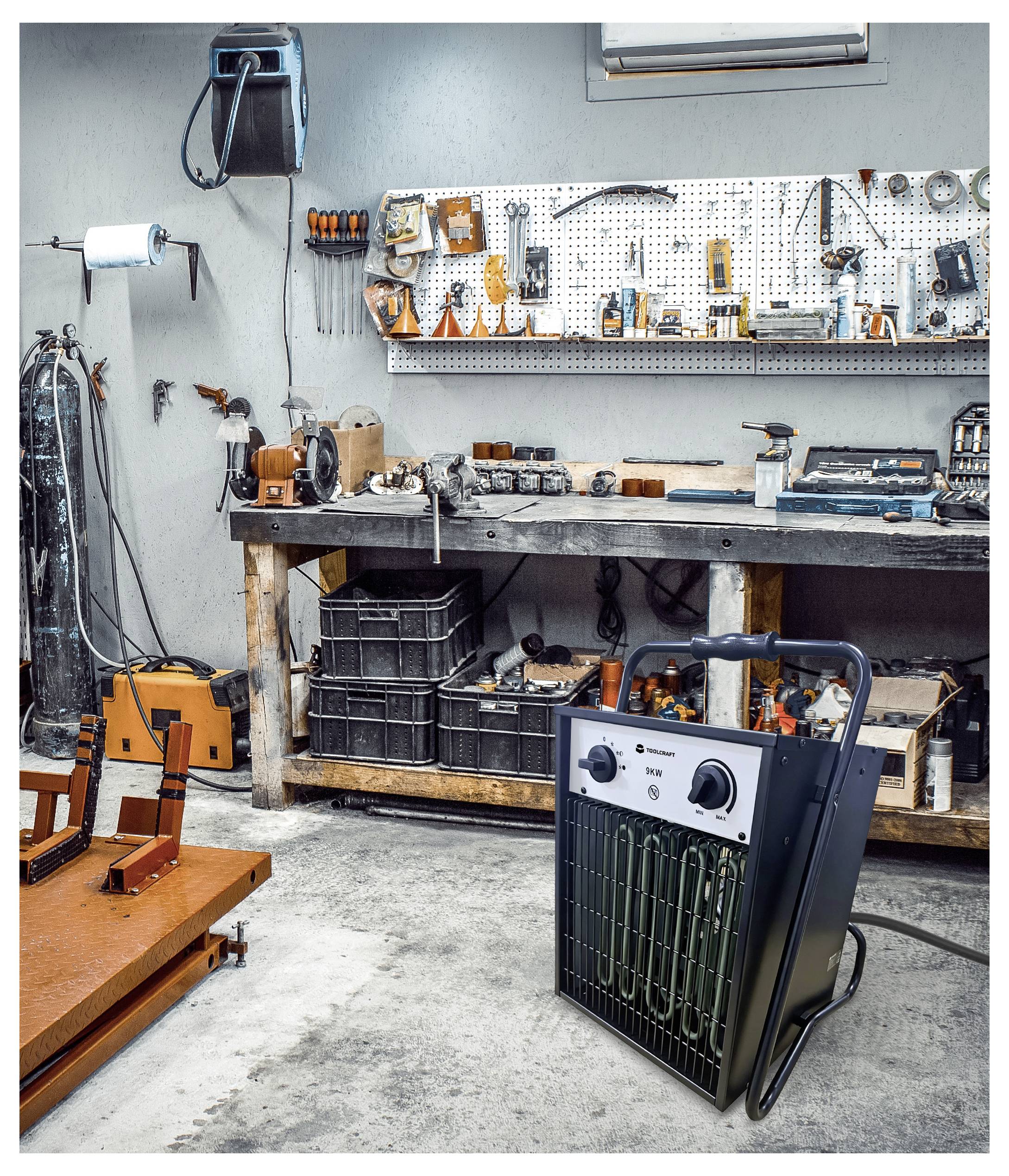 TOOLCRAFT TO-11189367 Byggfläkt 9000 W Svart/Silver-6