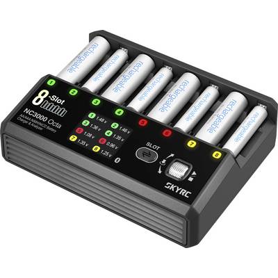 SKYRC NC3000 Octa Laddare NiMH, NiCd AA (R6), AAA (R03)-0