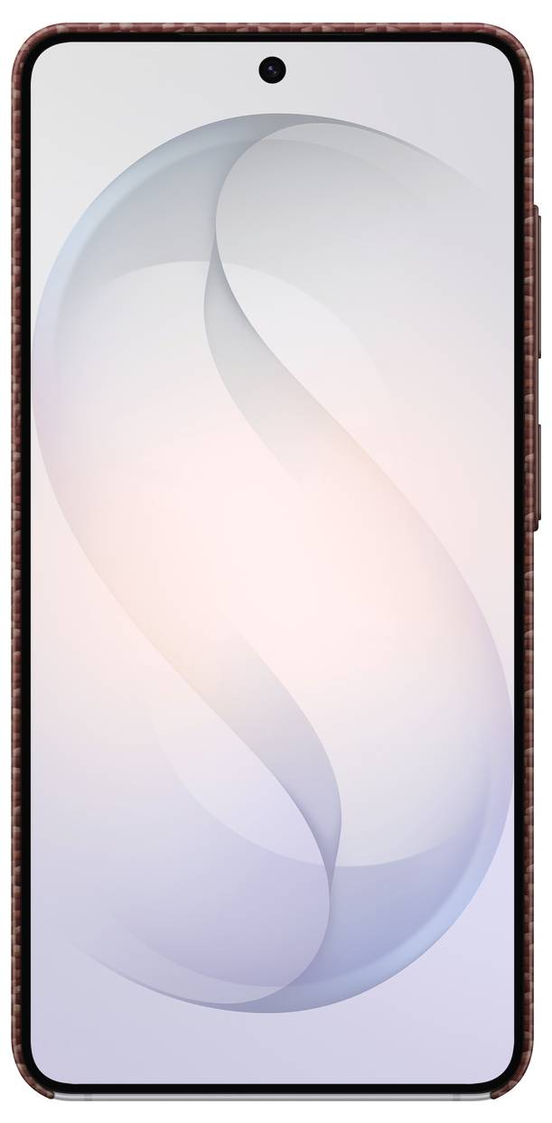 En smartphone i grått visad från baksidan, med en trelinsig kamerauppställning och Samsung-logotypen, som visar dess elegant design.