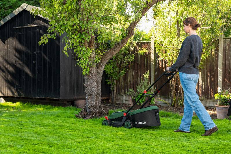 Bosch Home and Garden ROTAK18V-34 Batteri Batteridriven gräsklippare Mulching-funktion Klippbredd 34 cm-1