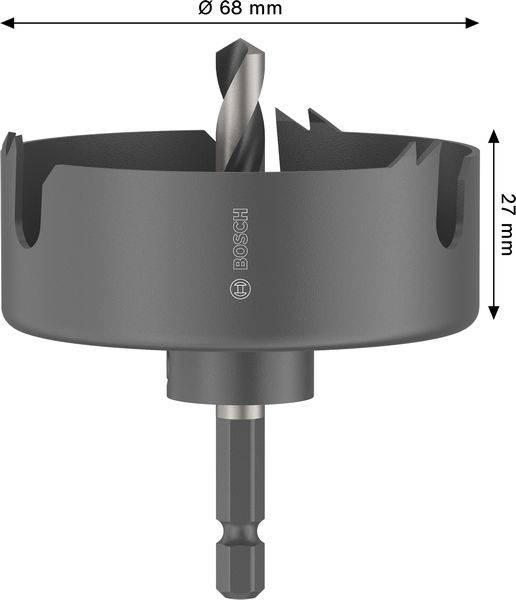 Bosch Accessories 2608594497 2608594497 Hålsåg 68 mm 1 st-2