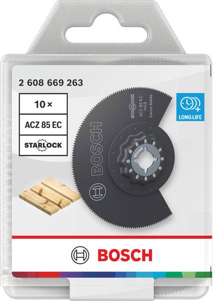 Bosch Accessories 2608669263 2608669263 Multiverktyg-sågblad 10 st-1