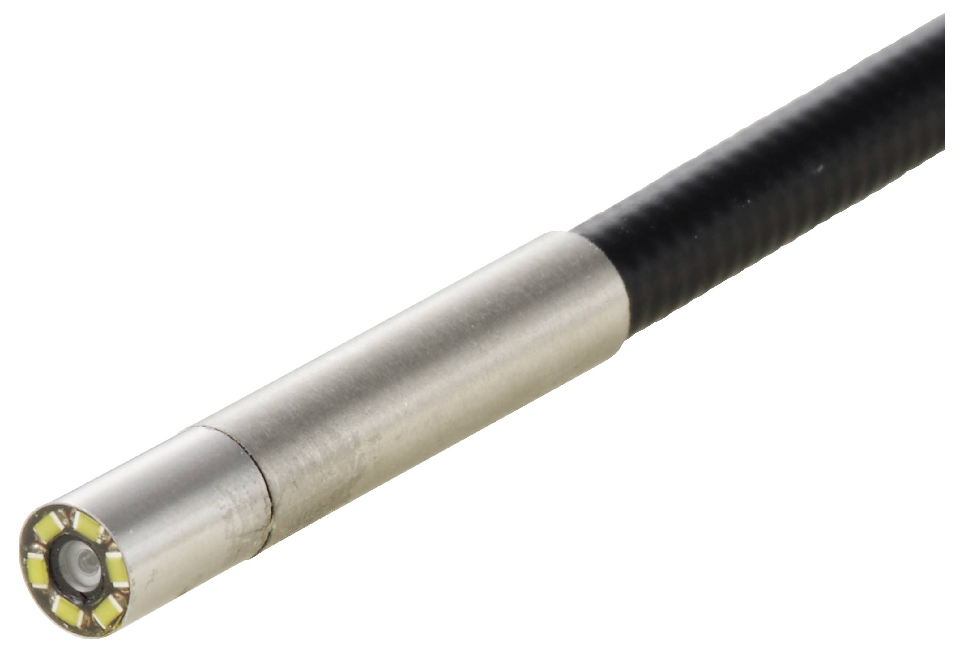 VOLTCRAFT BS-803 Kamerakabel Sond-Ø 3.9 mm 1 m Högupplöst, LED-belysning, Svängfunktion, Vattentät-2
