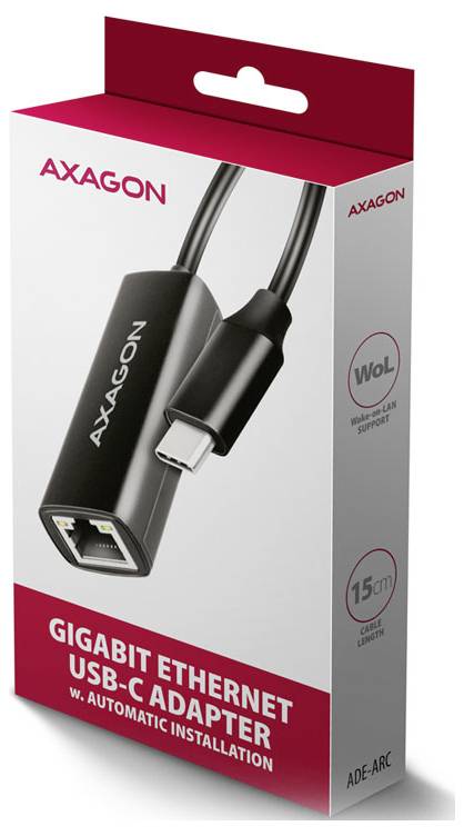 AXAGON ADE-ARC Nätverksadapter USB-C® (USB 3.2 Gen 1), Gigabit-LAN (1 Gbit/s)-9