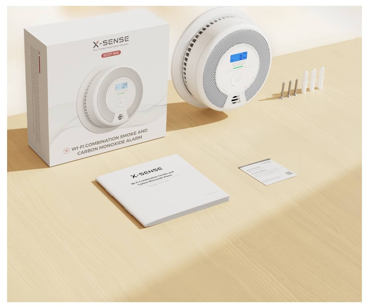 X-Sense SC07-WX Rökvarnare och kolmonoxiddetektor Detektering Rök, Kolmonoxid-18