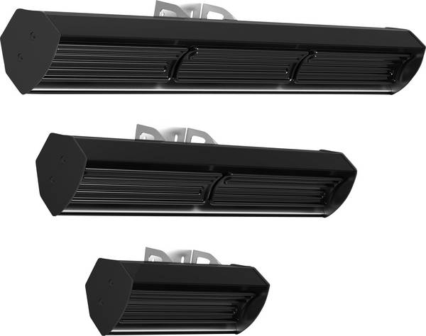 Welltherm HPKS0650 Terrassvärmare   15 m² Svart
