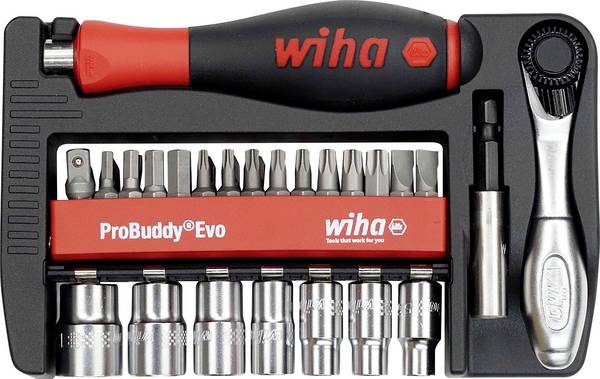 Wiha ProBuddy Evo Bits- och borrset  1/4"  46960