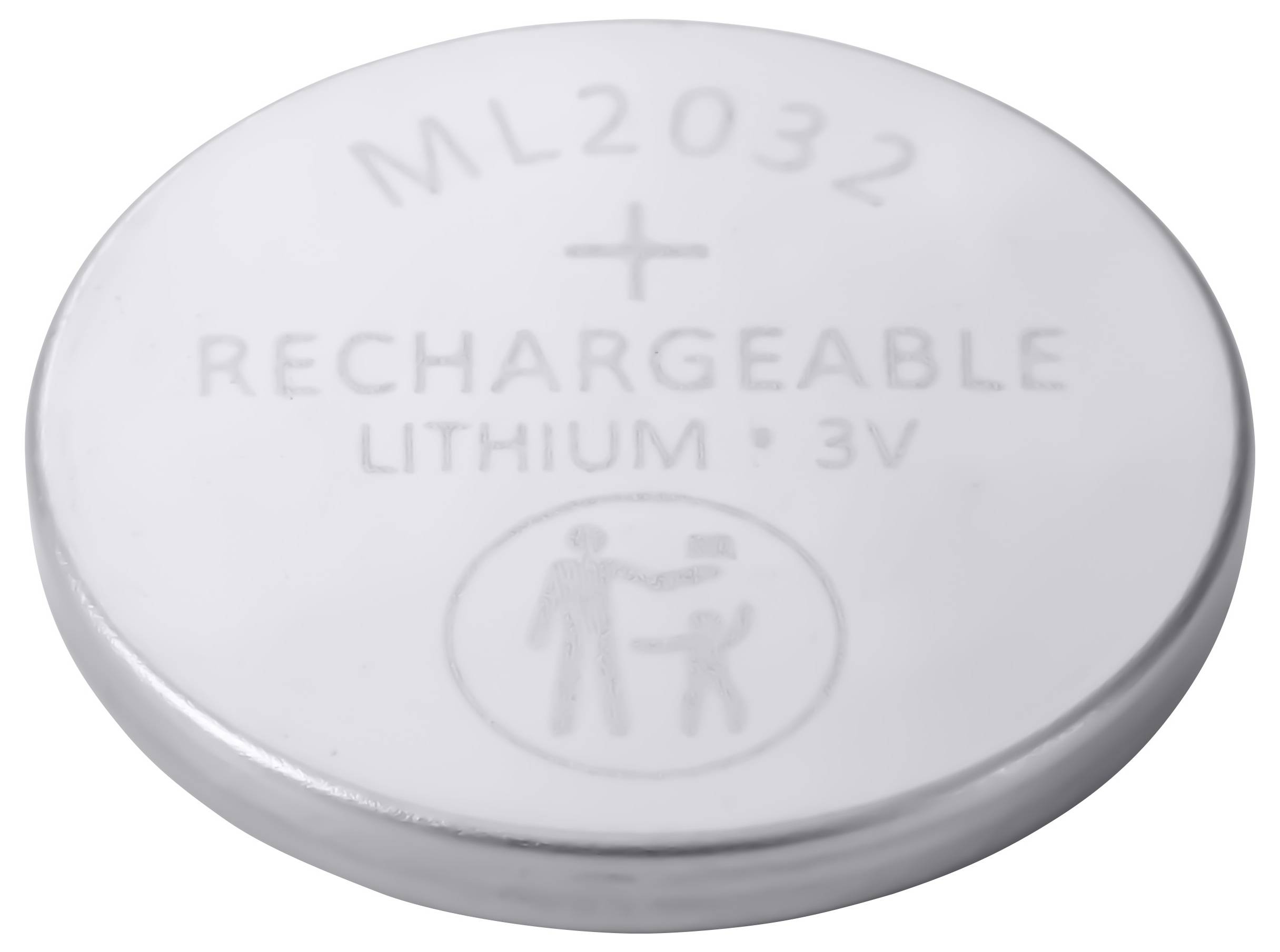 VOLTCRAFT Laddbart batteri Knappcell ML 2032 Litium 65 mAh 3 V 100 st-1