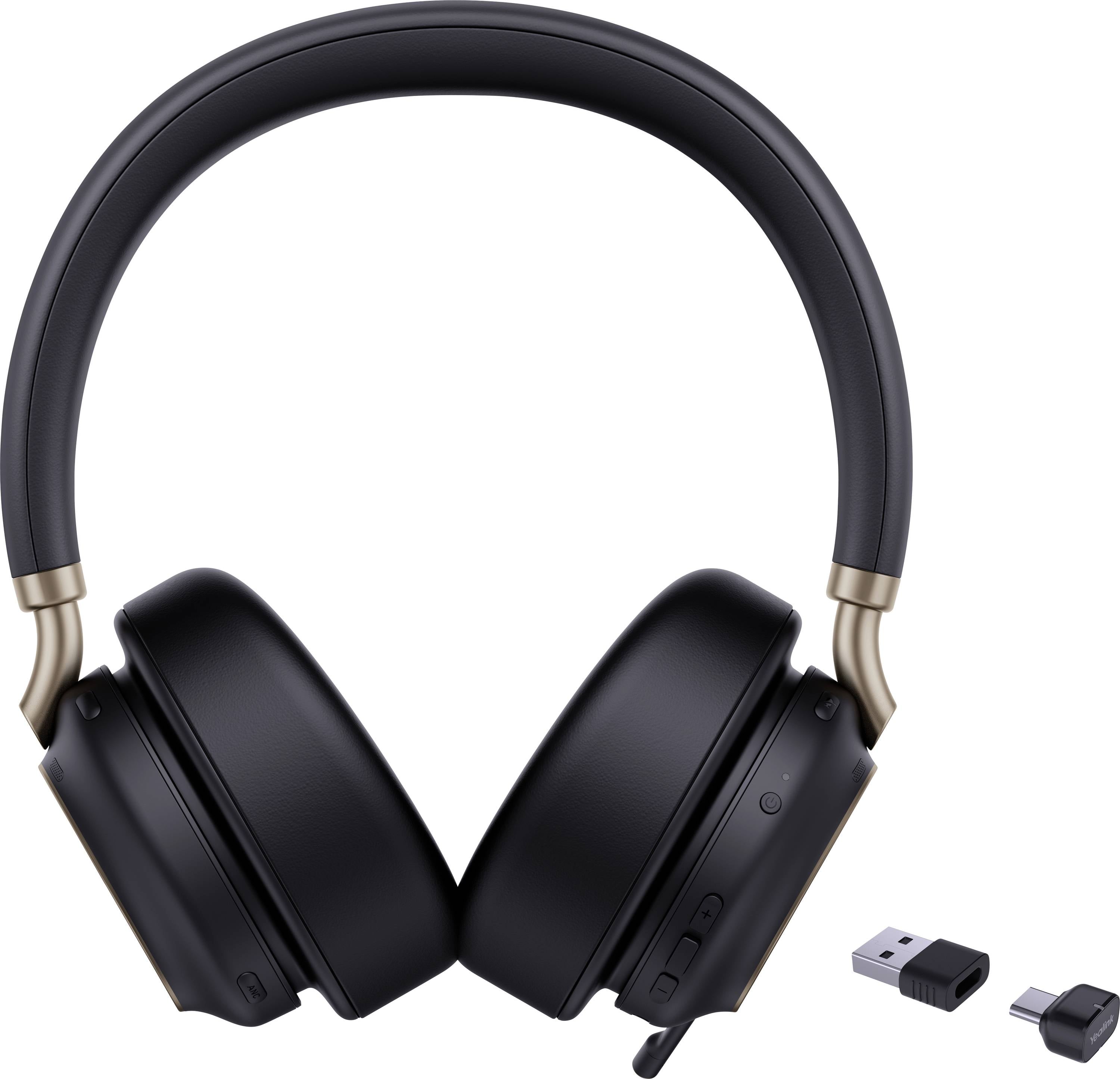 Yealink BH 76 Plus Teams Black U On-ear headset Bluetooth Svart Telefon