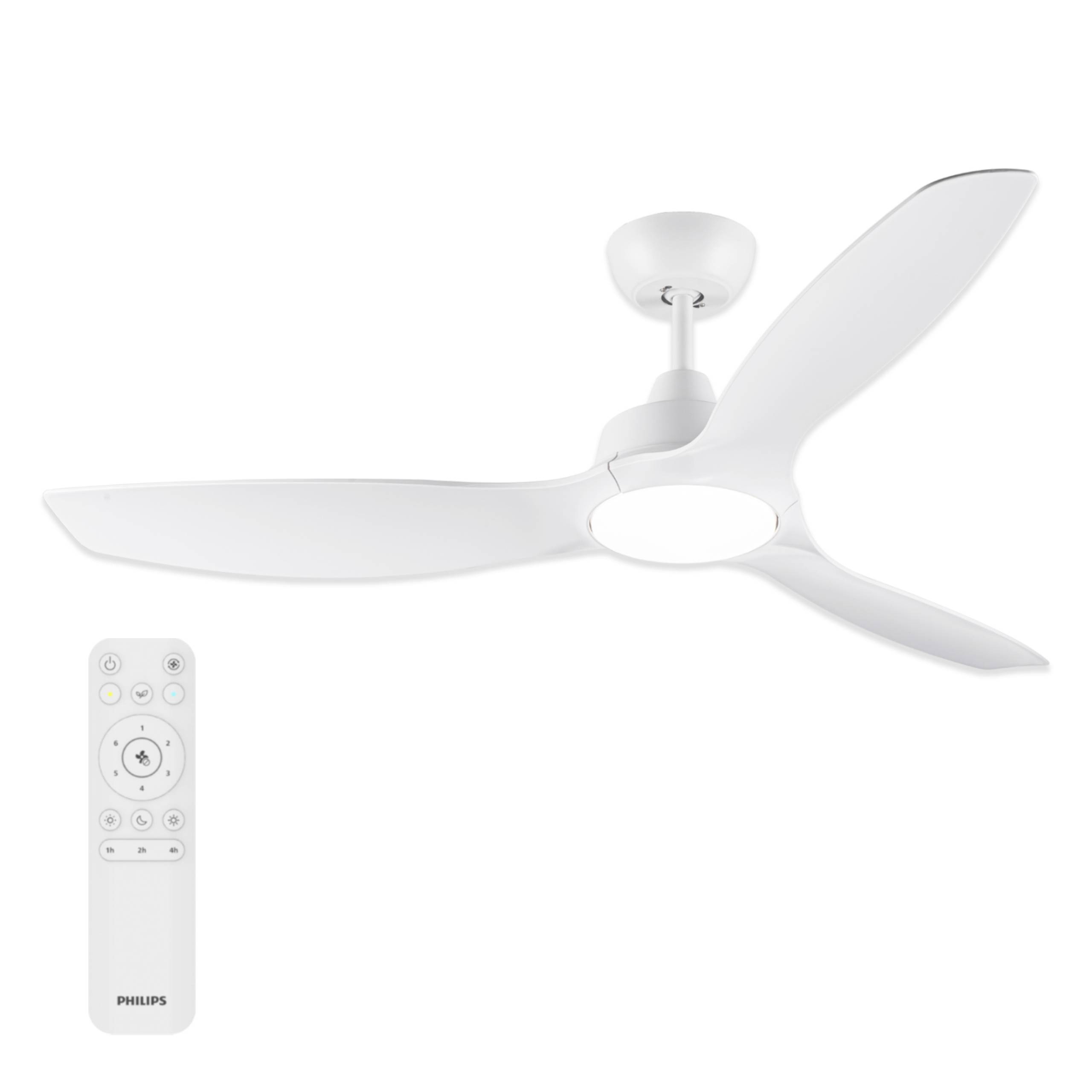 Philips LED Fixed Takfläkt 35 W med fjärrkontroll, Dimbar-0