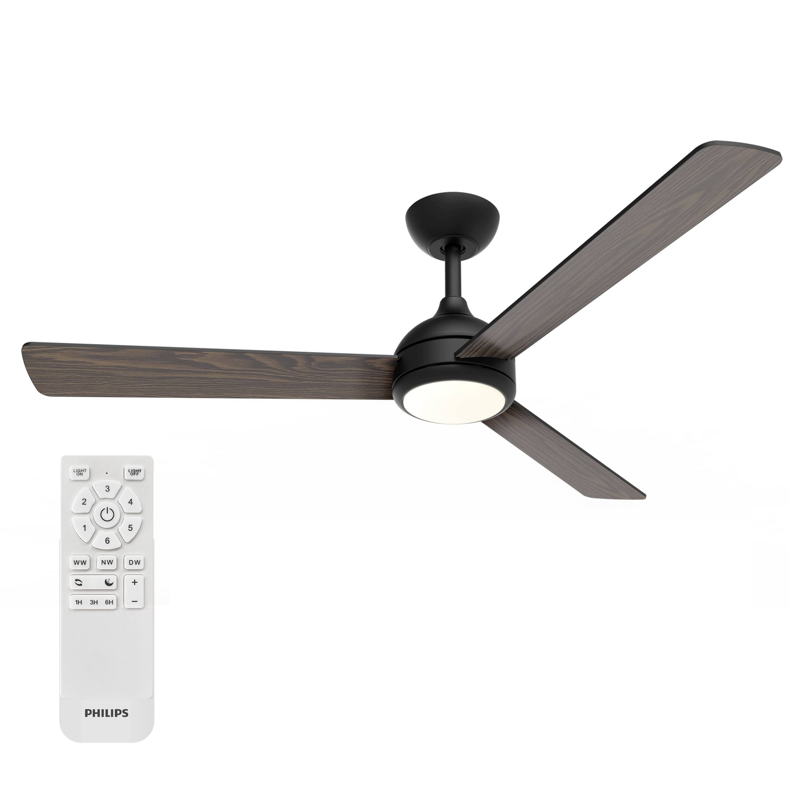 Philips LED Civx Takfläkt 32 W med fjärrkontroll, Dimbar-0