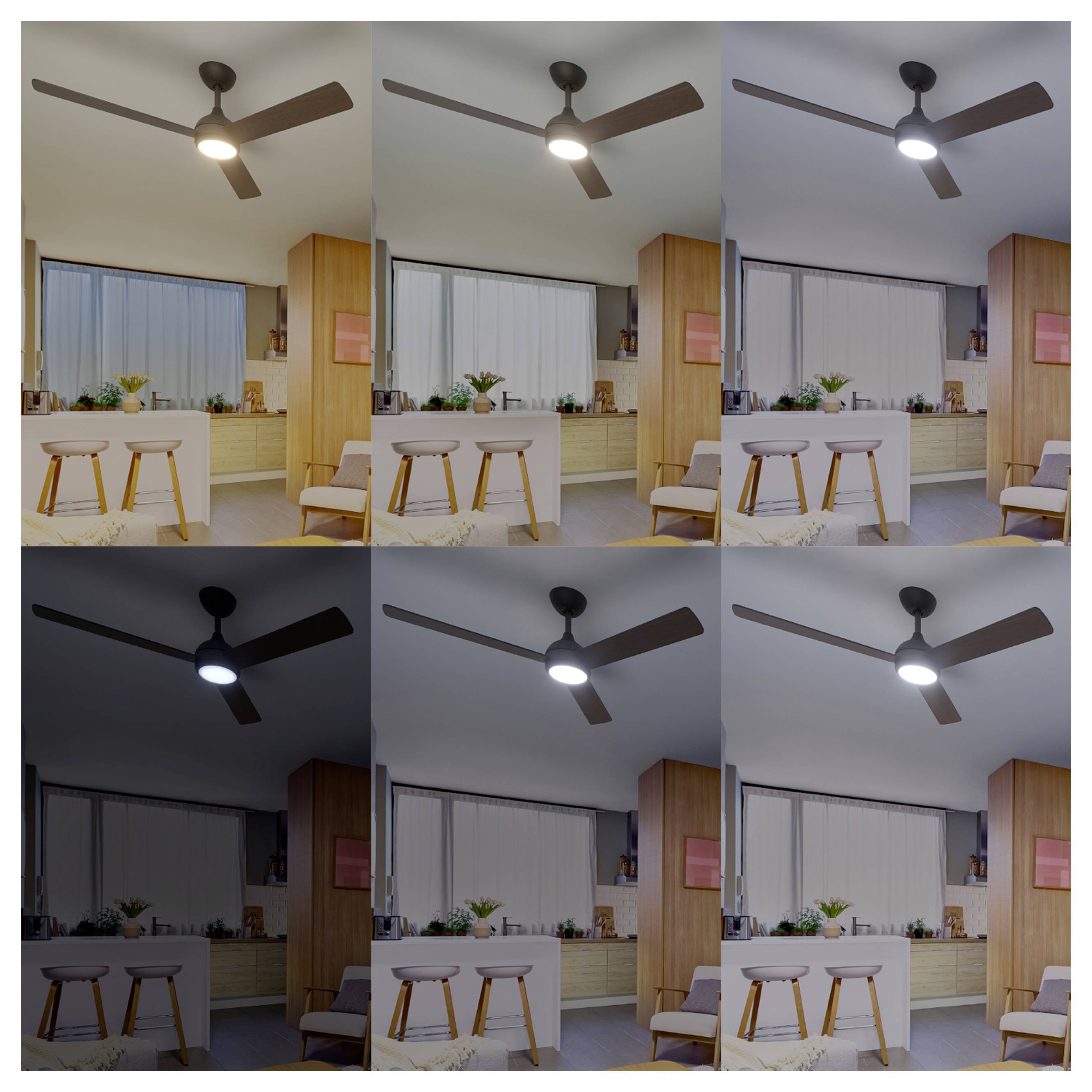 Philips LED Civx Takfläkt 32 W med fjärrkontroll, Dimbar-6