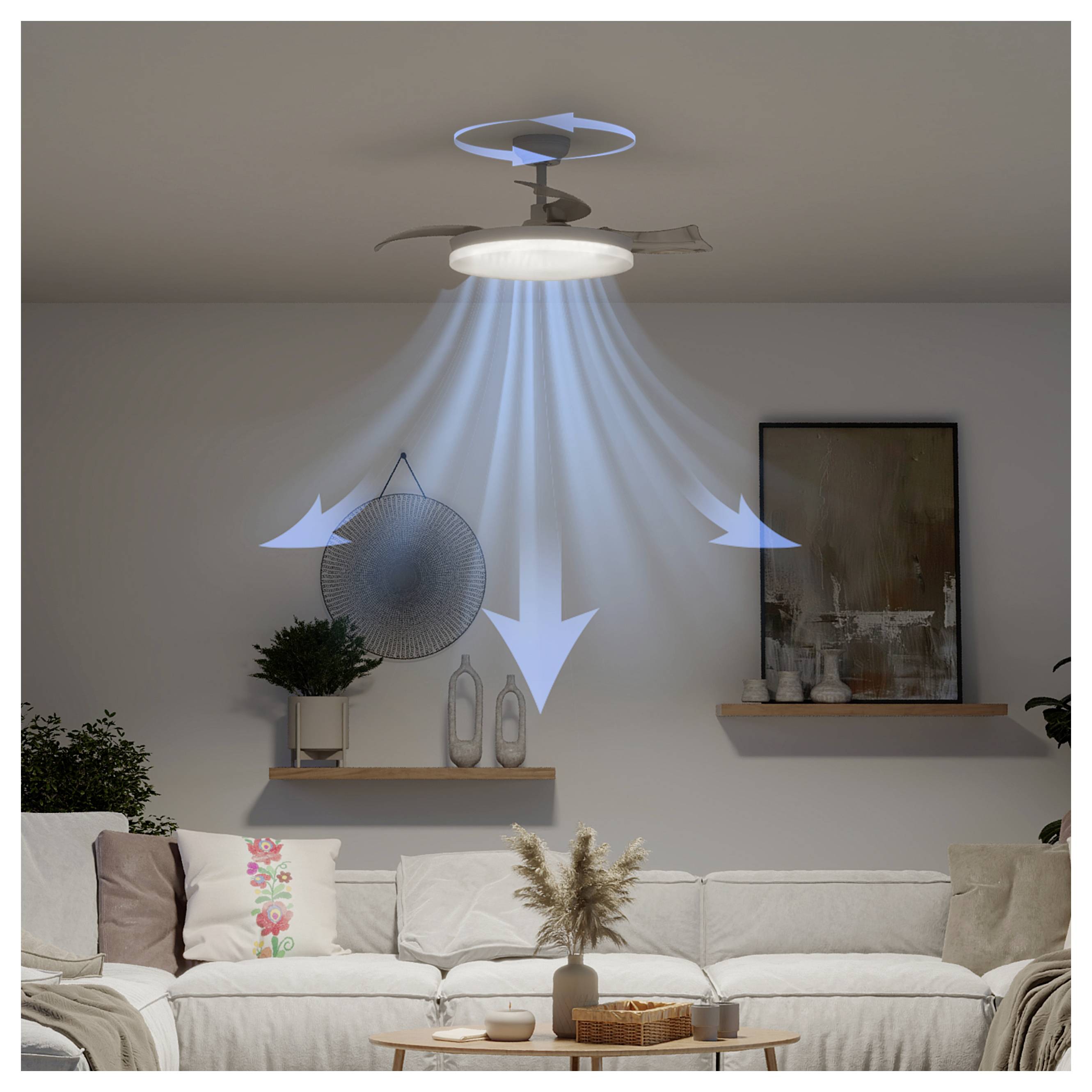 Philips LED Solr Takfläkt 32 W med fjärrkontroll, Dimbar-2