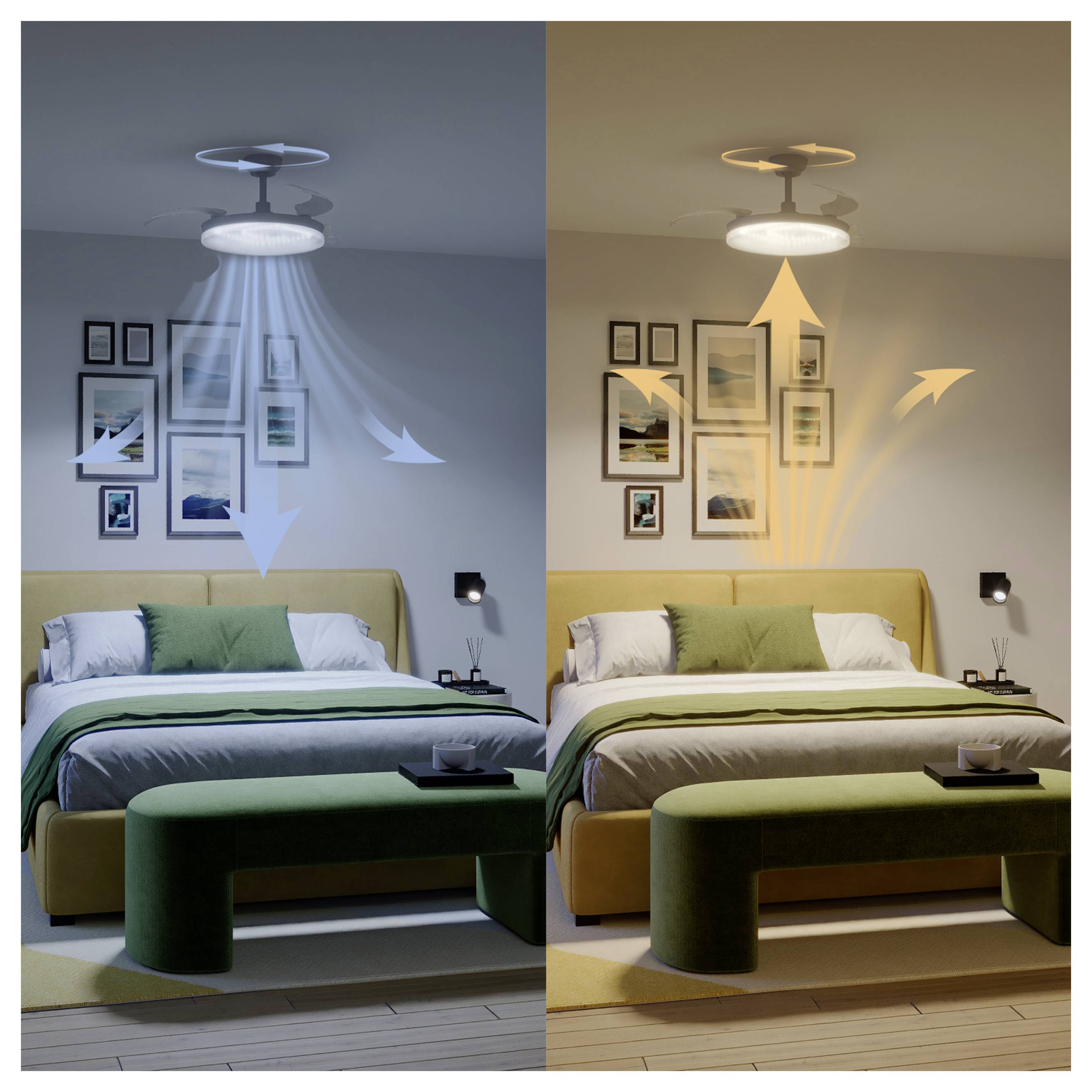 Philips LED Solr Takfläkt 32 W med fjärrkontroll, Dimbar-4