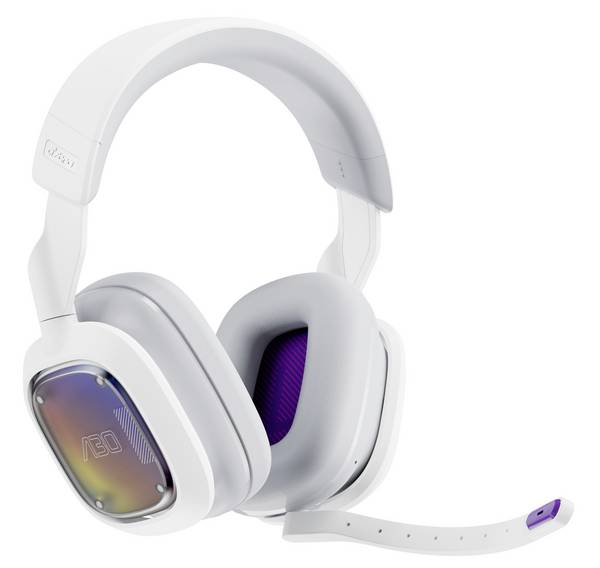 Logitech LOGI A30 - WHITE/PURPLE - EMEA  Over Ear-hörlurar   Vit   Spel