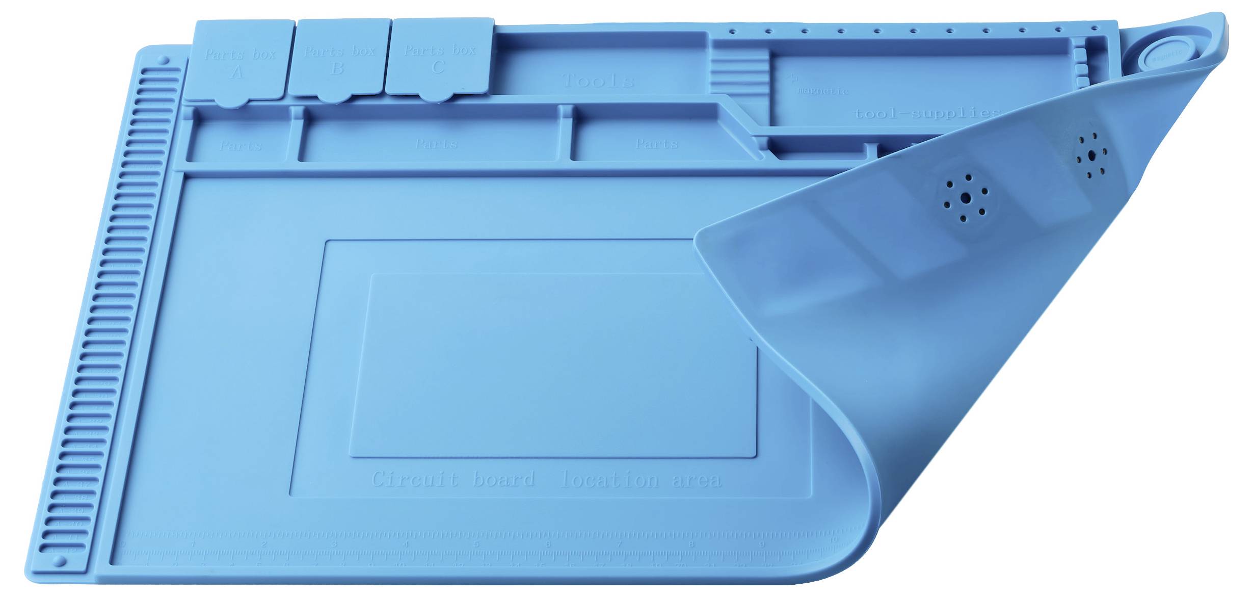 TRU COMPONENTS Silikon-verktygsunderlag (L x B x H) 450 x 300 x 12 mm 1 st-2