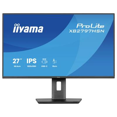 ProLite XB2797HSN 27" skärm med IPS-display, 1920x1080-upplösning, USB-C-anslutning och 65W strömutgång.