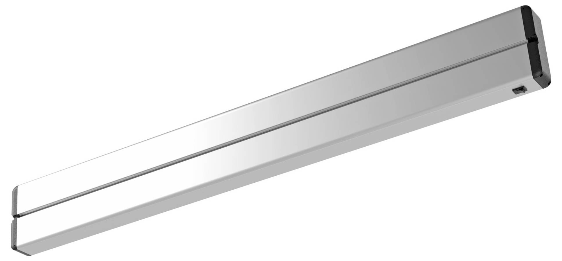 En elegant, silverfärgad LED-tublampa med minimalistisk design, perfekt för moderna inomhusbelysningslösningar.