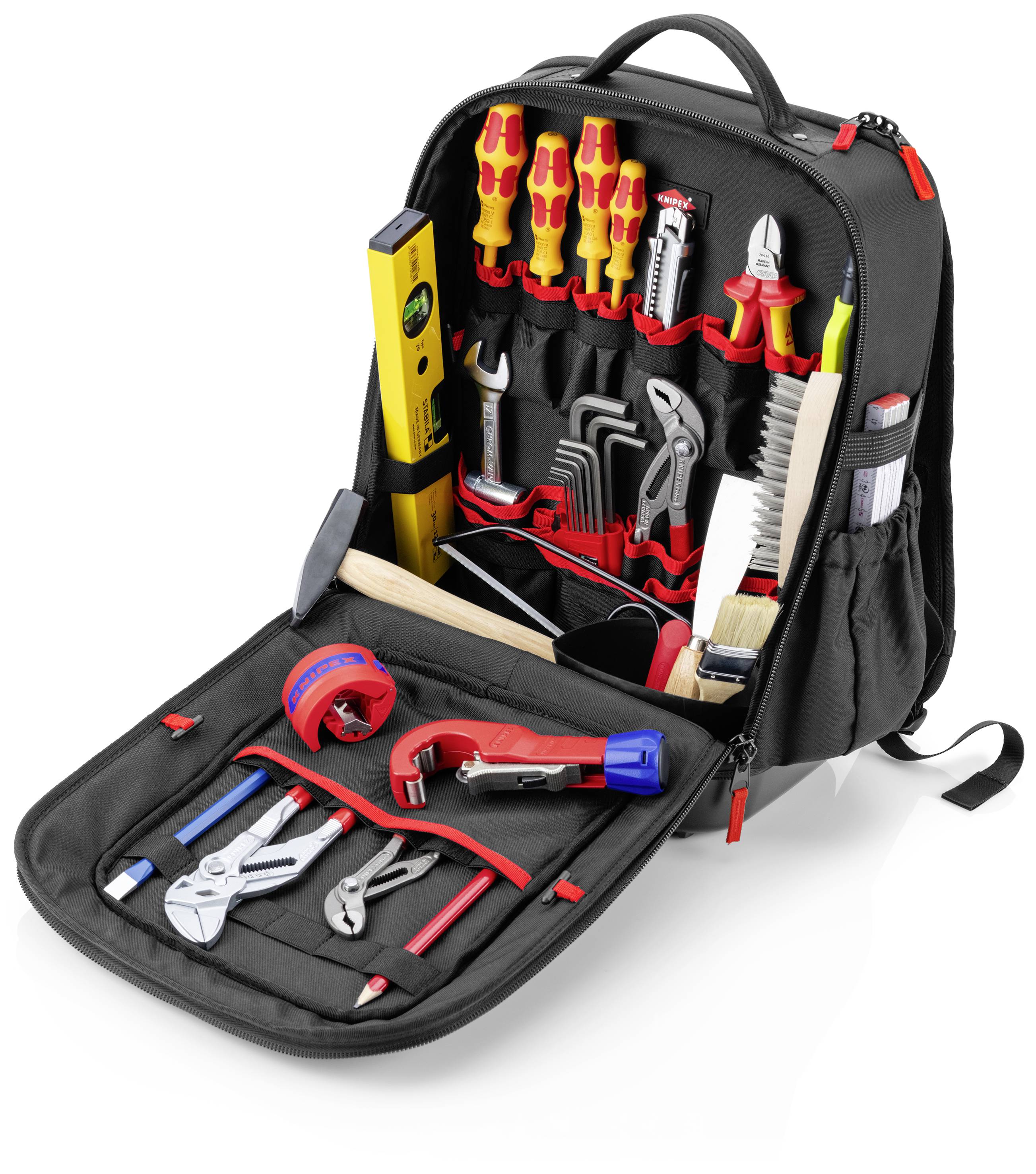 KNIPEX rund justerbar verktygsdyna med numrerade storleksbeteckningar 1, 2, 3, 11, 12, 97, 59, 65, 0-11