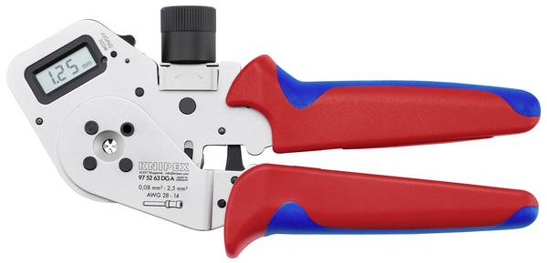 Knipex 97 52 63 DG A Crimptång Vriden kontakt 0.08 till 2.5 mm² Inkl. plastväska
