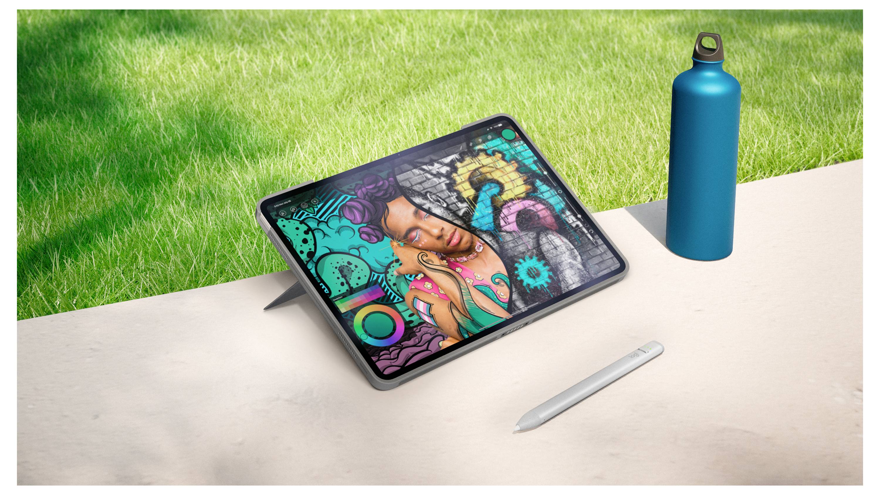 Barn som leker med en LEGO Botanicals byggset, monterar små leende blomkrukor; bilden visar "9+" och "253" bitar och texten "Ett härligt LEGO Botanicals byggset"