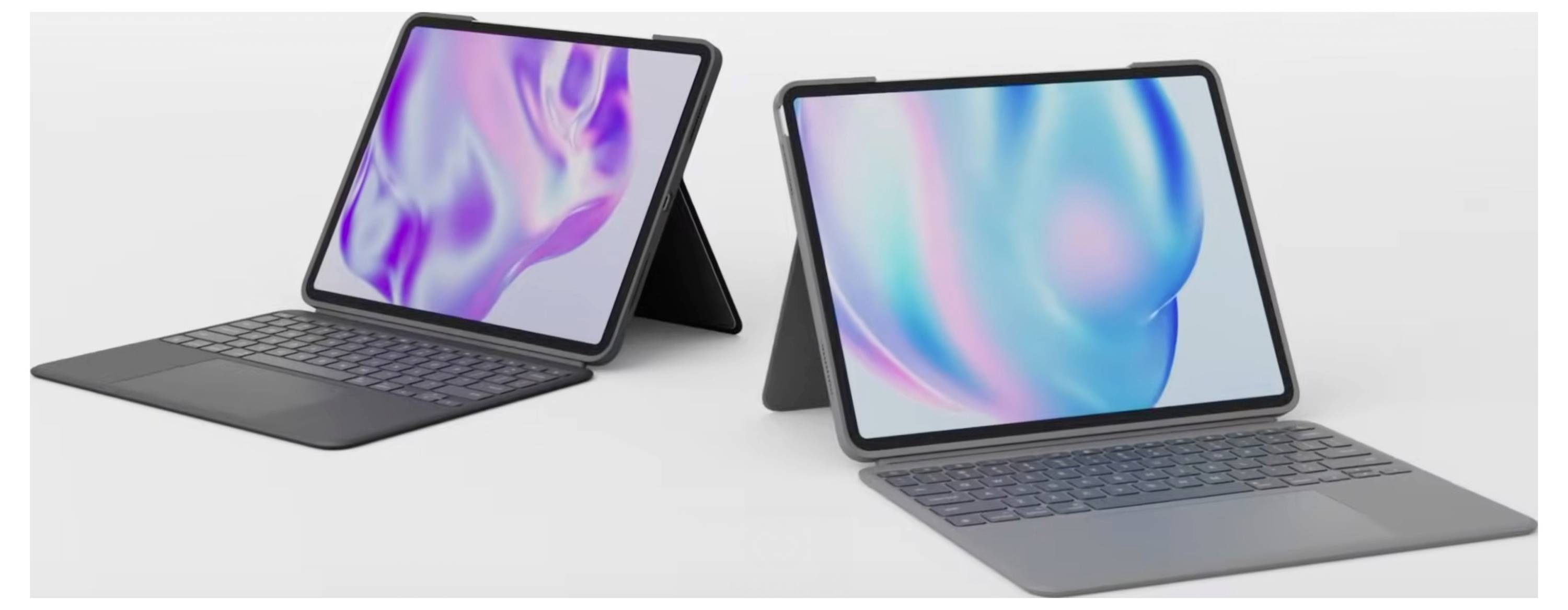 Logitech Combo Touch Tangentbord med Bookcover Apple iPad Air 11-inch (M2) 27,9 cm (11") Grå-5