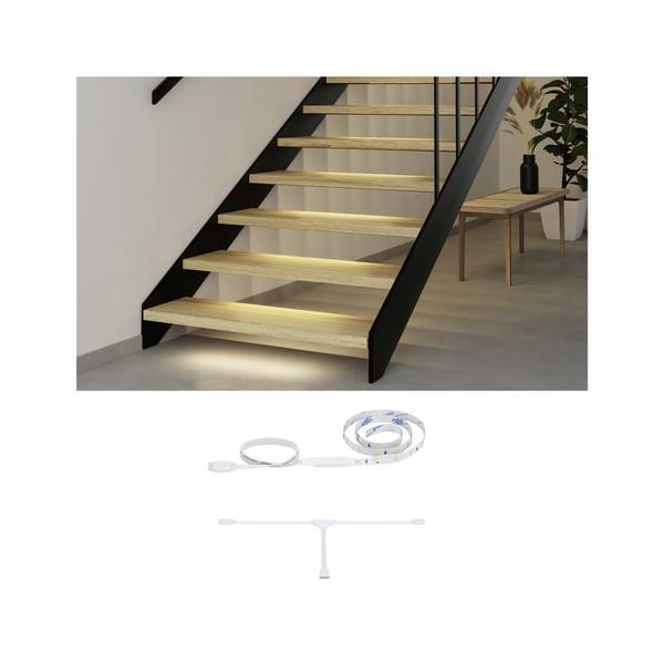 Paulmann  71218 LED-list förlängning  med kontakt  0.5 m Varmvit  1 st