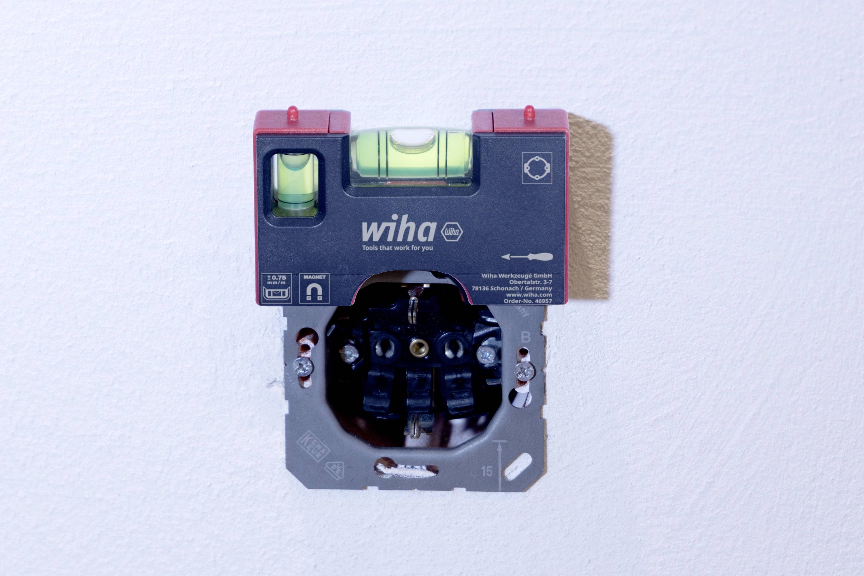 Wiha Pocket 46957 Mini-vattenpass med magnet 80 mm 0.75 mm/m-1