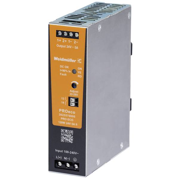 Weidmüller 3025570000 Strömförsörjning 24 V 5 A 120 W Innehåll 1 st-0