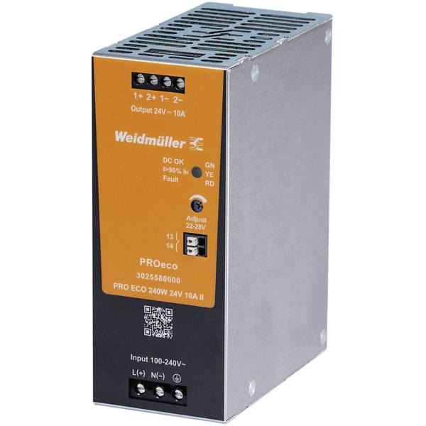 Weidmüller 3025580000 Strömförsörjning 24 V 10 A 240 W Innehåll 1 st-0
