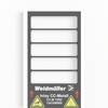 Weidmüller 1474260000 CC-M 15/60 2X3 AL SDR Apparatmarkör Silver 1 st