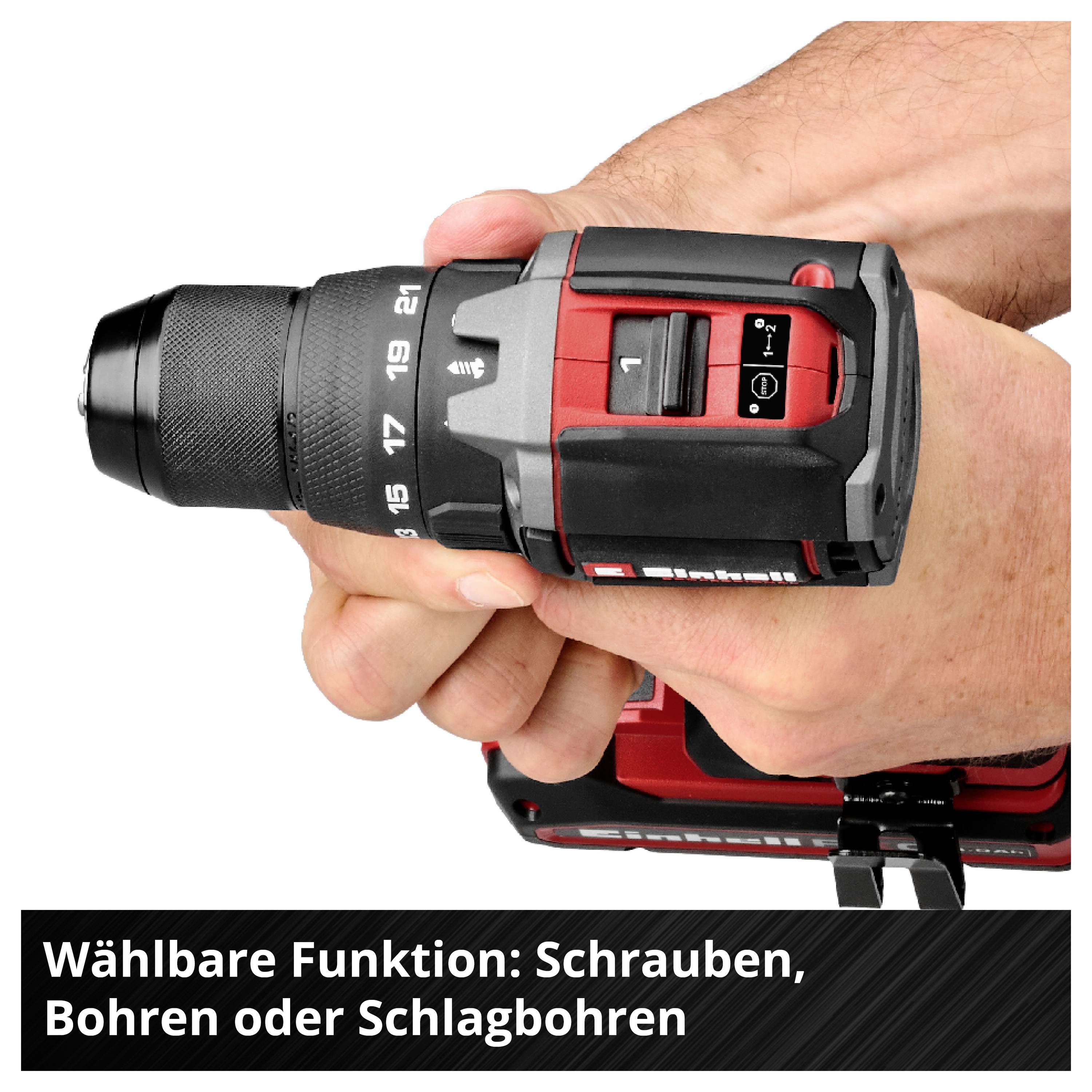 Einhell Professional TP-CD 18/70-C Li-i BL - Solo PXC 2-växel-Slagborrmaskin batteri borstfri-7