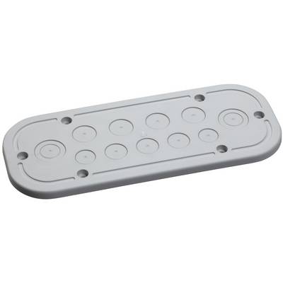 Schneider Electric NSYTSACRNB Kabel-flänsplatta för CRN-skåp, 259x105mm Kabelkopplingsplatta 1 st-0