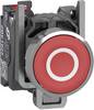 Schneider Electric XB4BA43225 Tryckknapp, Harmony XB4, metall, 22mm, röd, märkt O, fjädrande, 1Ö, Push-in Tryckknapp 1 st