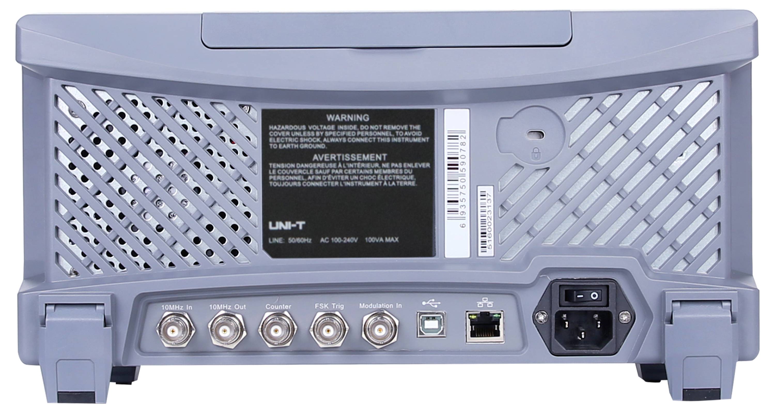 Uni-T UTG4202A Funktionsgenerator nätdriven 1 µHz - 200 MHz 2 kanaler Arbiträr-3