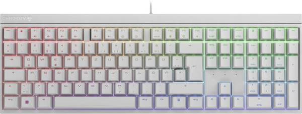 Cherry XTRFY MX 2.0 S Sladd Tangentbord  Tyska, QWERTZ Vit