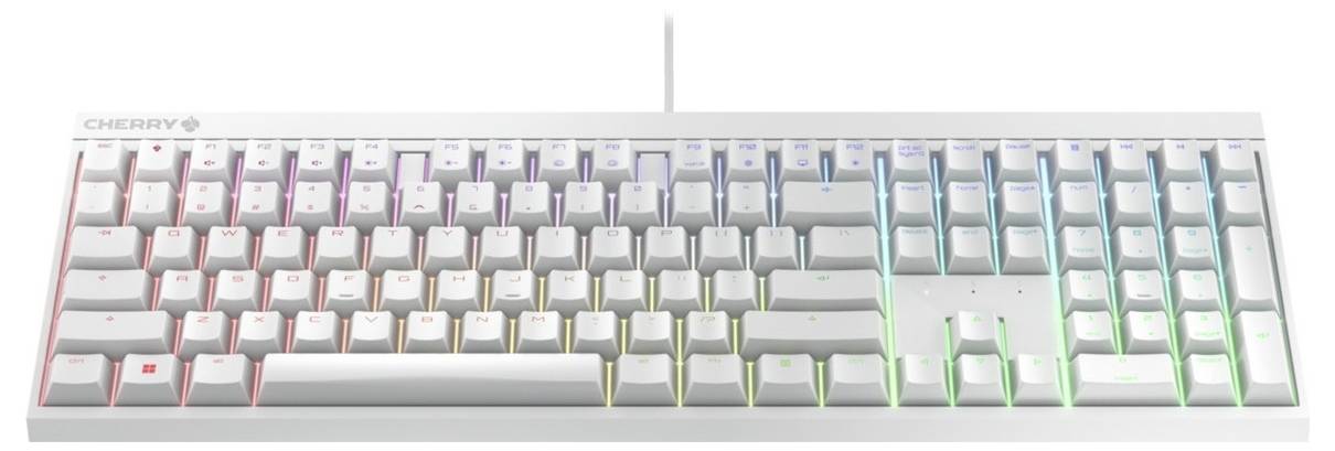 Cherry XTRFY MX 2.0 S Sladd Tangentbord Tyska, QWERTZ Vit-2