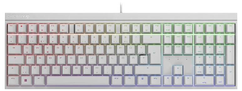 Cherry XTRFY MX 2.0 S Sladd Tangentbord Tyska, QWERTZ Vit-4