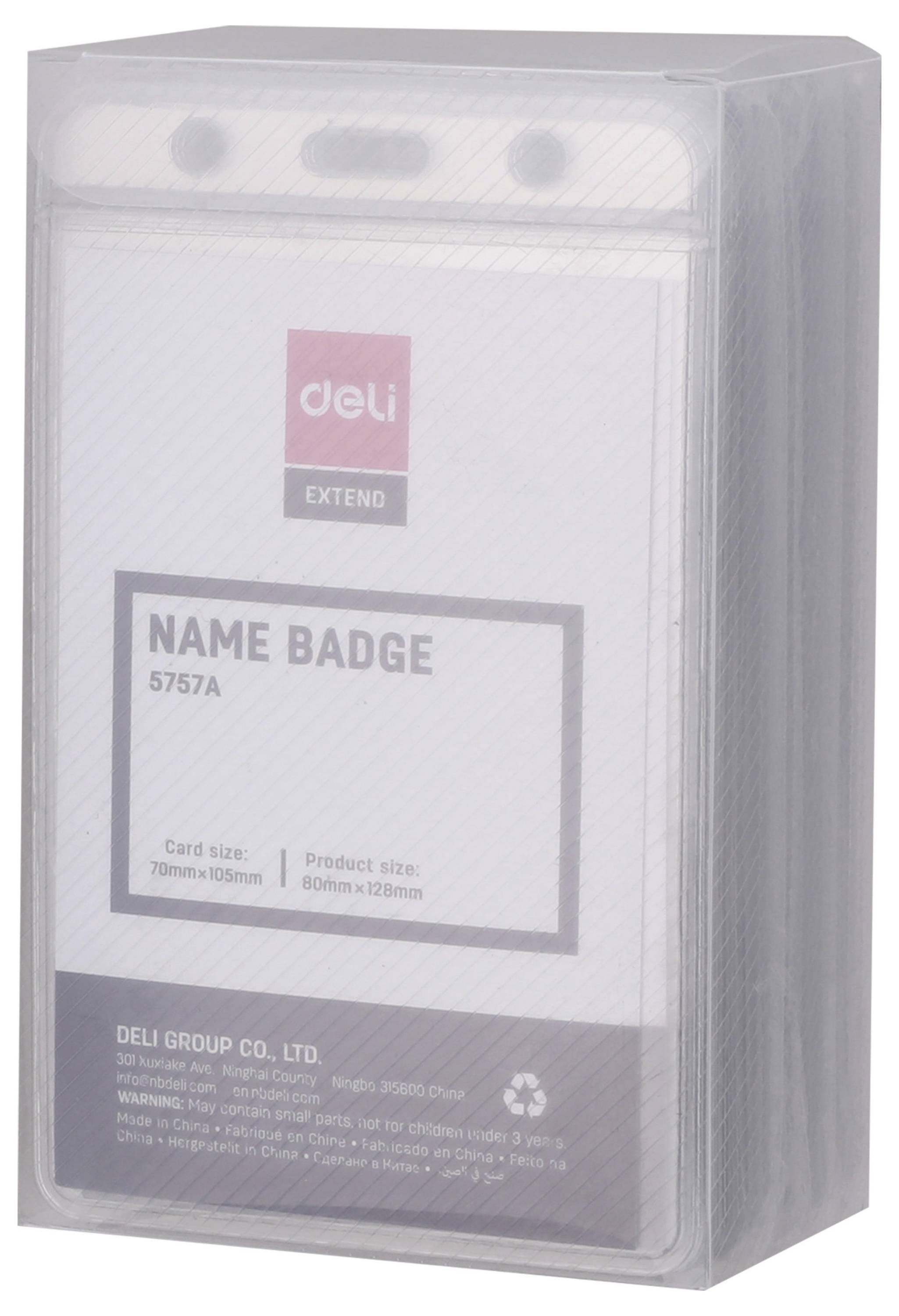 DELI D651535 Namnskylt E5757A (B x H) 70 mm x 105 mm 50 st-2