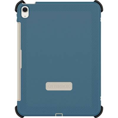 Turkos OtterBox skyddsfodral för surfplatta med svarta förstärkta hörn och en kameraöppning i övre vänstra hörnet.