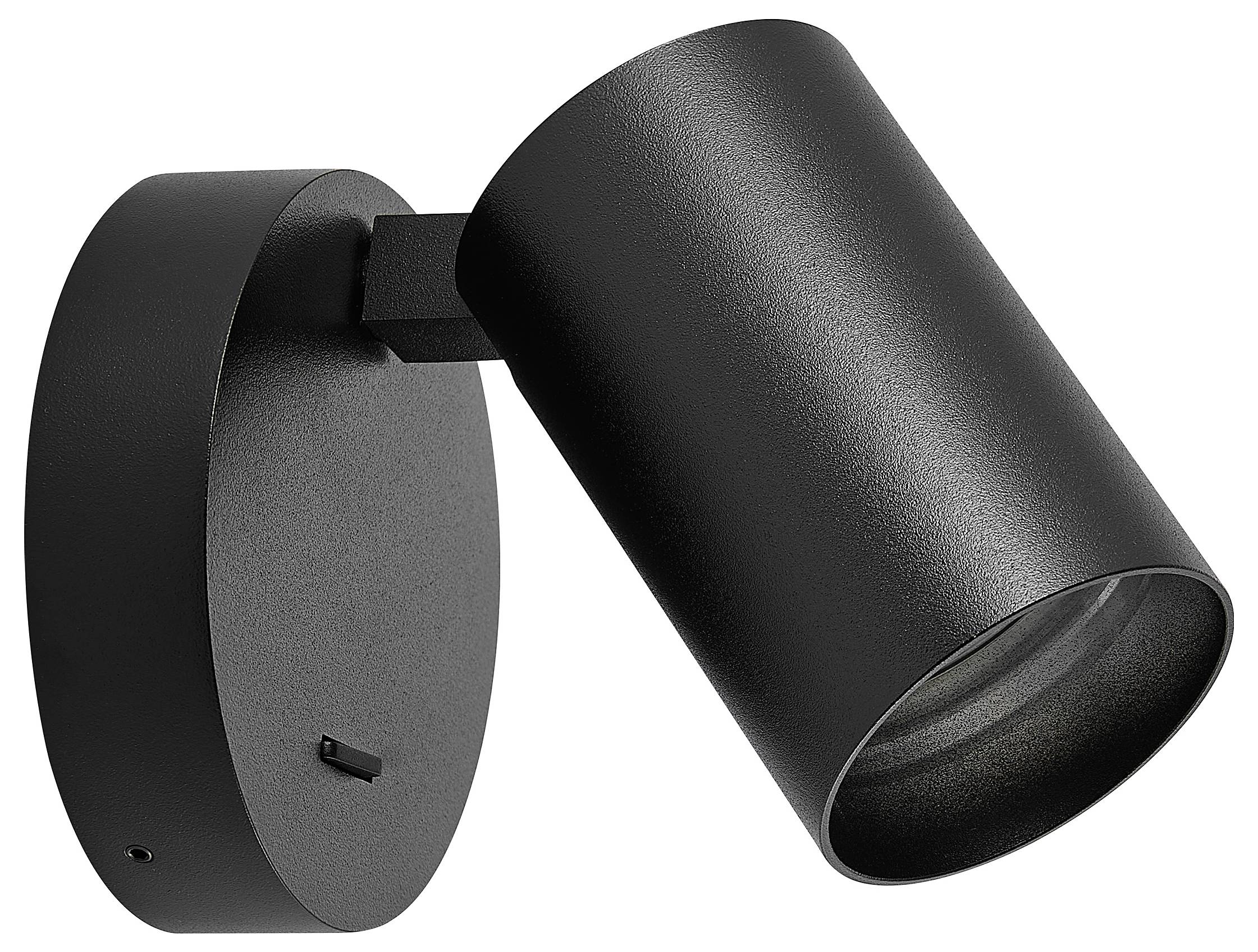 Deko Light Can Tilt Round Base 341350 Väggbelysning GU10 7.5 W Svart (RAL 9005)-1