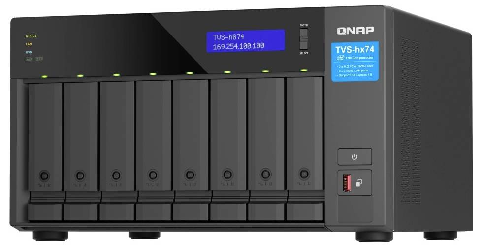 QNAP NAS-Server 0 TB TVS-H874X-I9-64G-1