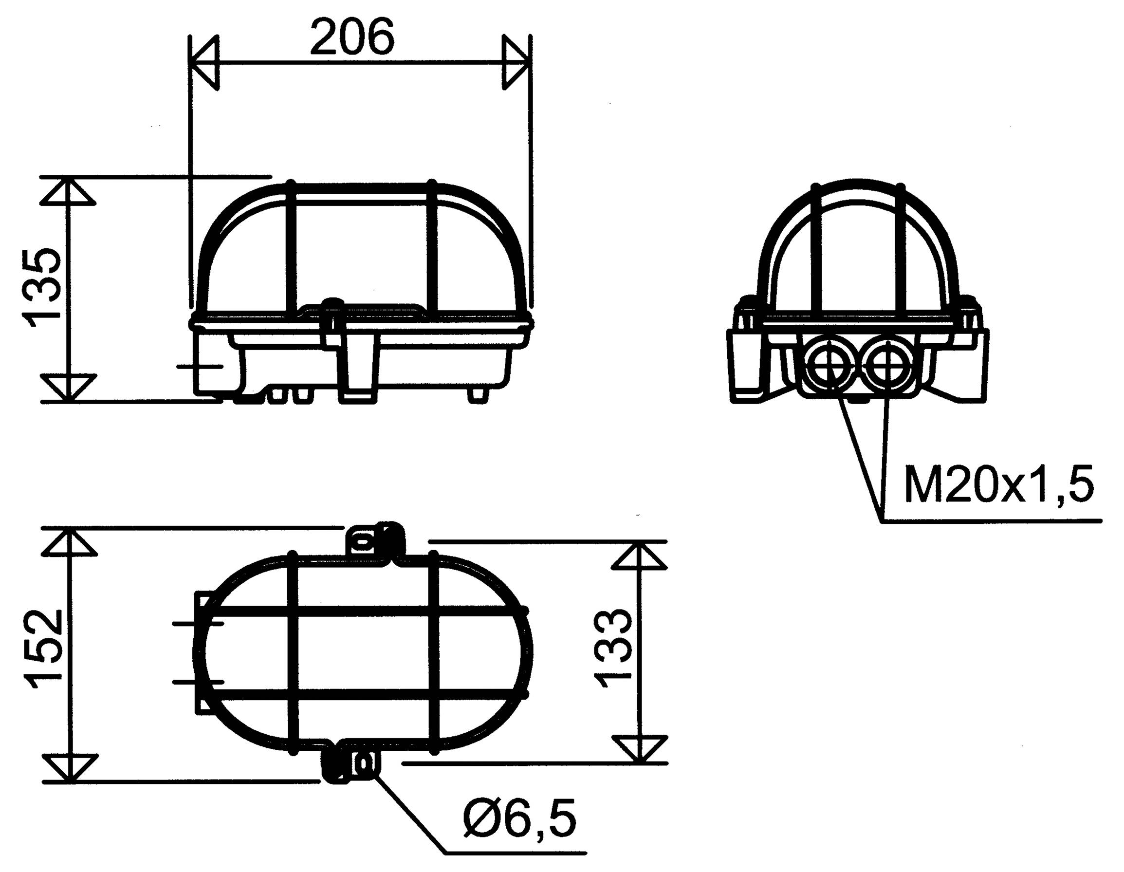 Schuch 3610 L04 LED-våtrumsbelysning LED 5 W Vit Aluminium-1