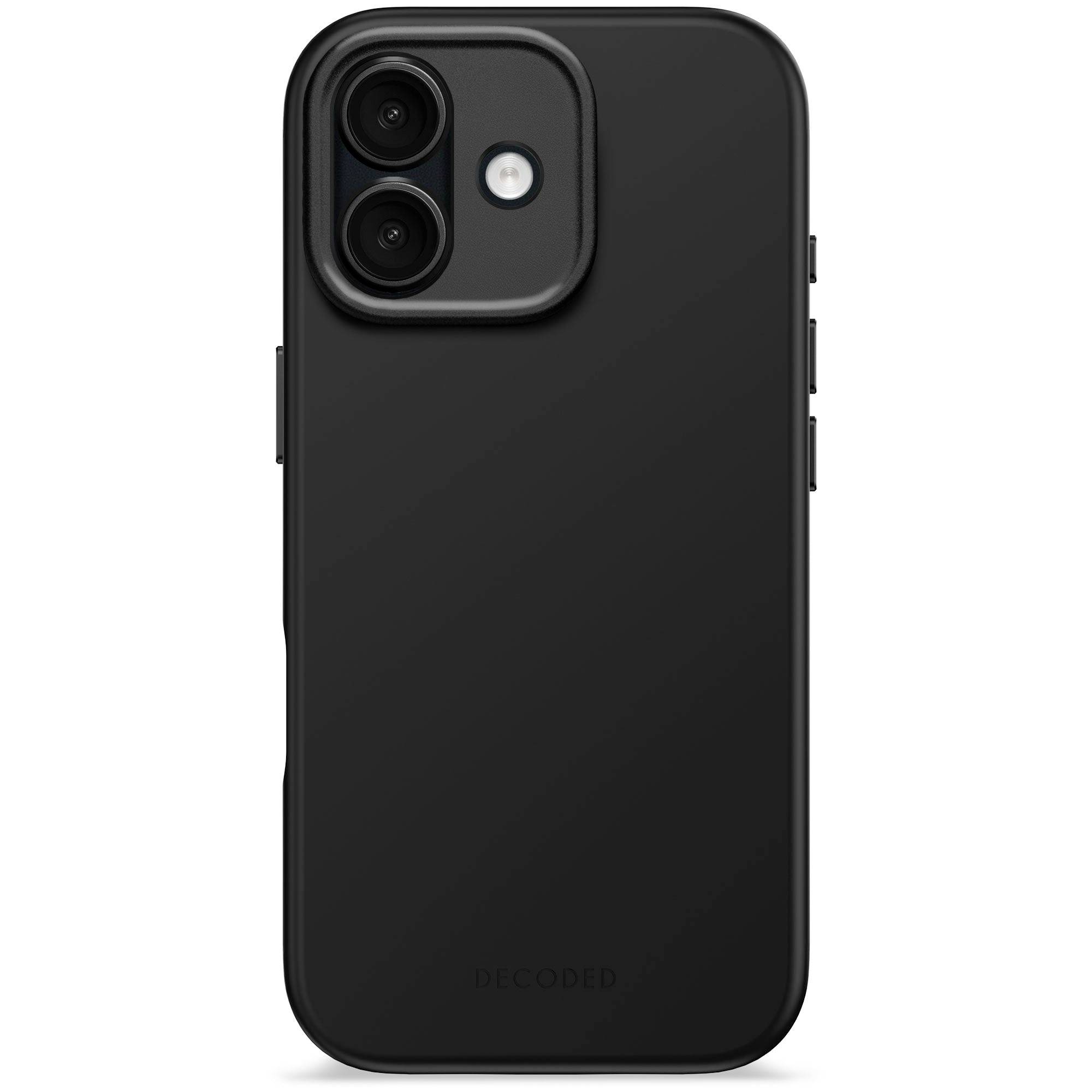 Decoded Decoded AntiMicrobial Silicone Backcover Backcover iPhone 17 Svart D25IPO17BCS9PK-0