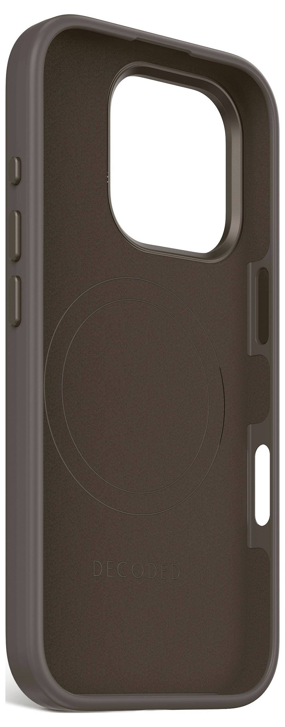 Decoded Decoded AntiMicrobial Silicone Backcover Backcover iPhone 16 Pro Svart D25IPO16PBCS9PM-2
