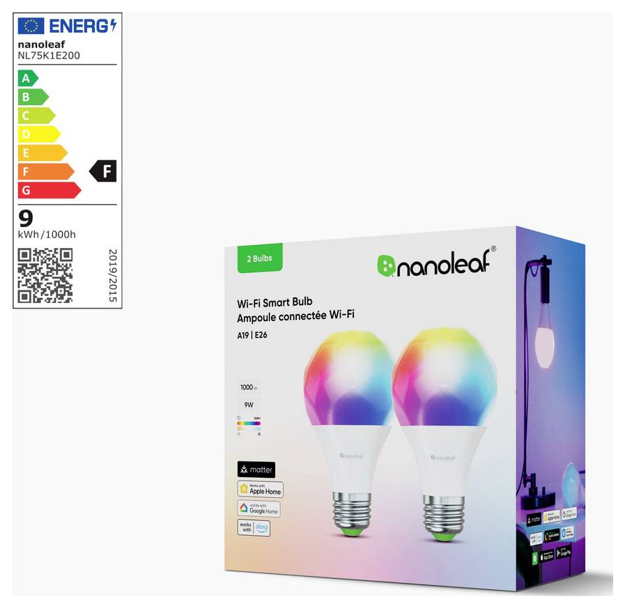 Nanoleaf Aurora LED-lampa (2 st) EEK: F (A - G)-1